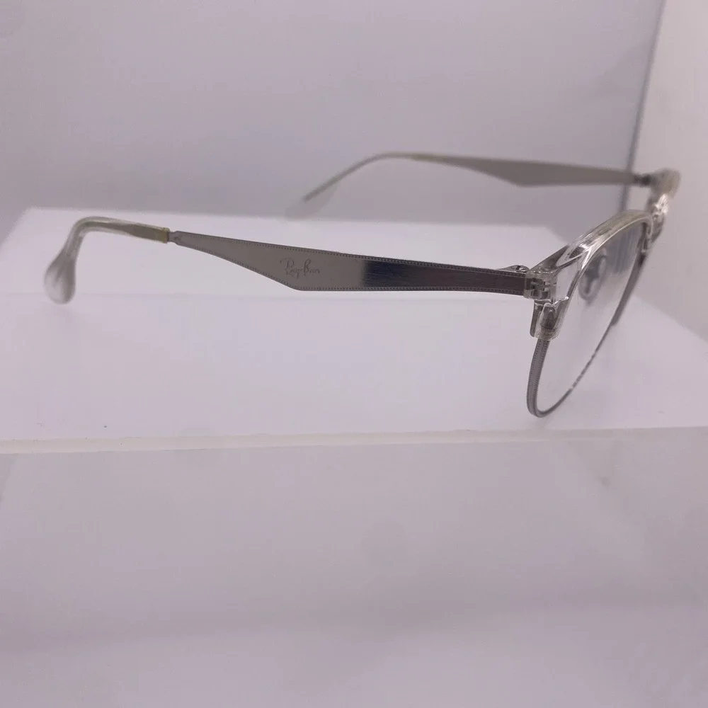 Ray-Ban Eyeglasses Women FRAMES ONLY RB 6396 51-19-140 Clear Silver 463